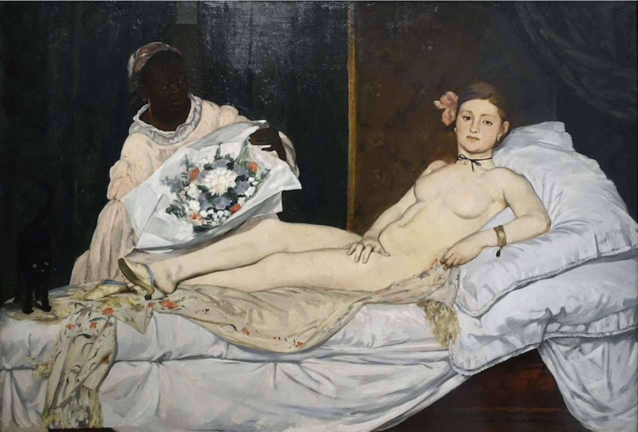 Edouard Manet, Olympia, 1863, oil on canvas, 130 x 190 cm